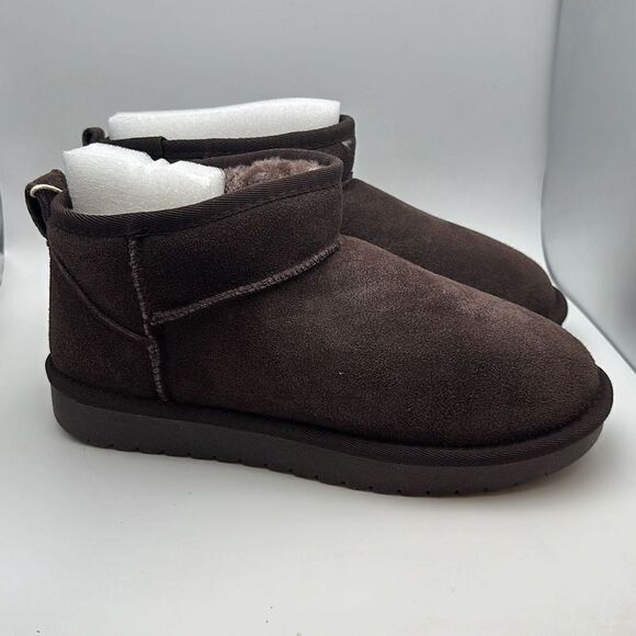 CUSHIONAIRE Women's pull on boot 8.5 BROWN - Picture 1 of 7